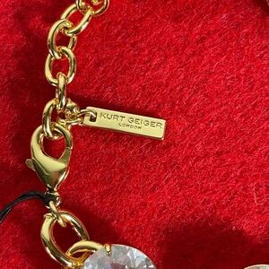 KURT GEIGER LONDON Kurt Geiger Resin Heart Charm Bracelet - Multicolor $215